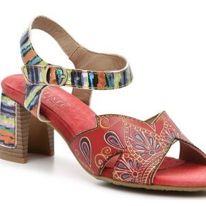 Spring Step L’Artiste Civika Butterfly Sandals Size 39